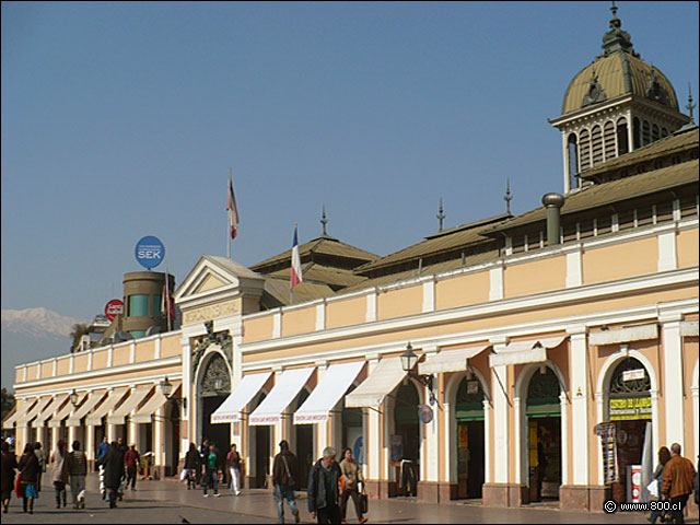 Fachada - Mercado Central de Santiago
