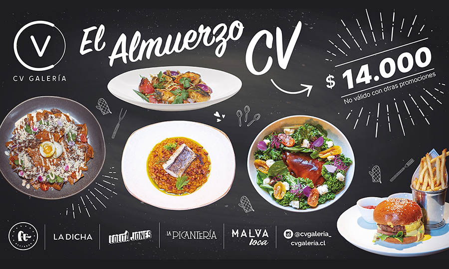 Las buenas alternativas de almuerzo en Vitacura que puedes encontrar en CV Galer�a