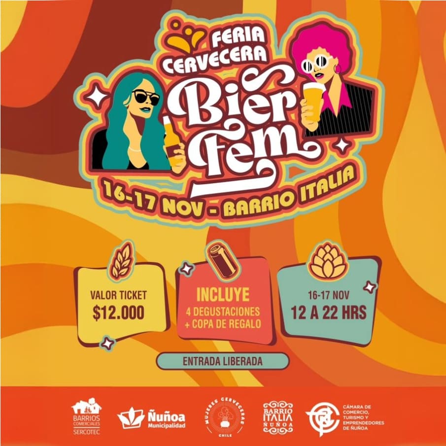 Bierfem en Barrio Italia