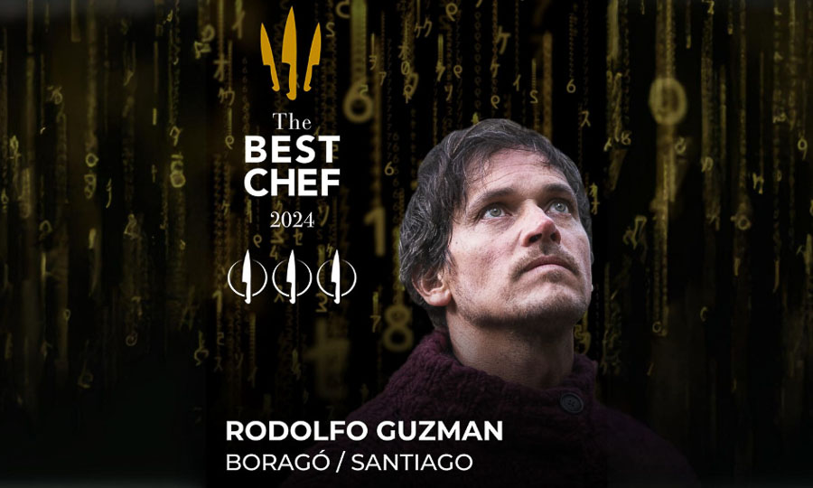 Rodolfo Guzmn recibe reconocimiento de tres cuchillos en The Best Chef Awards 2024