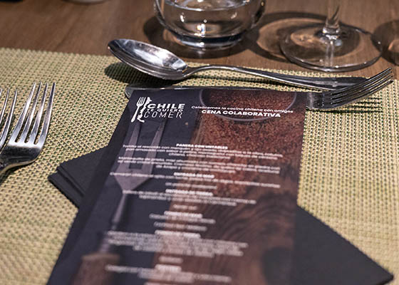Fotos de la cena colaborativa 2024 para celebrar la cocina chilena en el restaurante Malakita