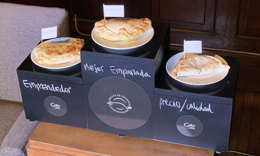 Mejor empanada 2020, resultado premiacin del Crculo de Cronistas Gastronmicos de Chile