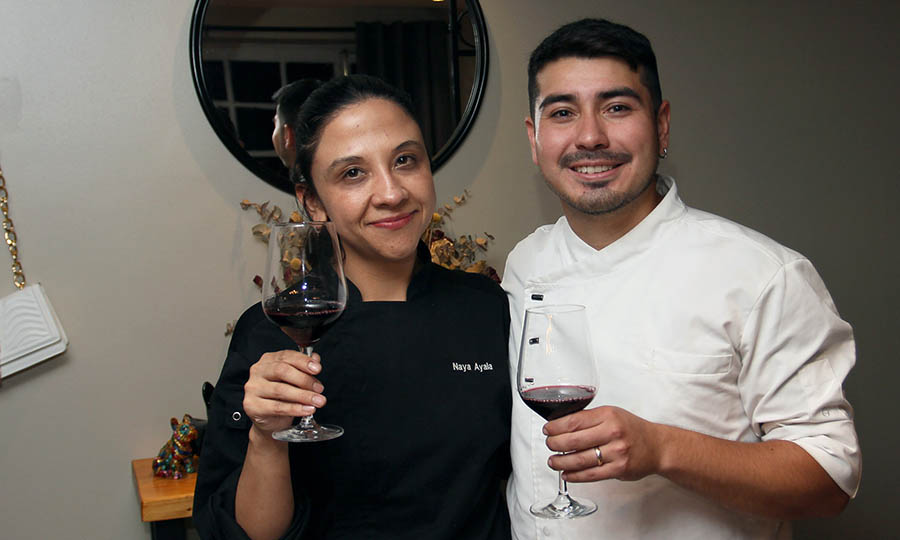 Registro de la Cena Efimera de cocina Territorial Chilena con Naya Ayala