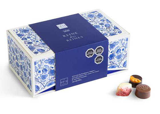 La Fte Chocolat lanza edicin del Da de la Madre inspirada en el patrn de porcelana ms emblemtico de Chile
