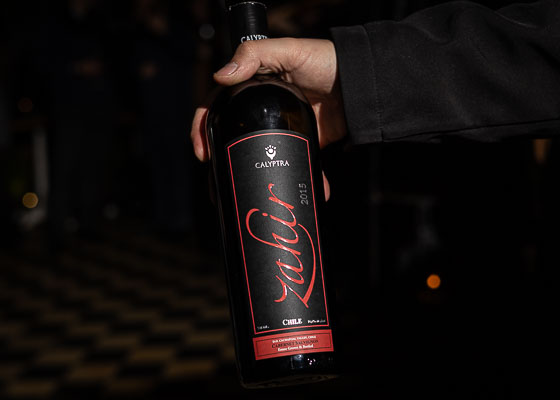 Tapas y Copas Casaluz: Registro del evento con los vinos de Calyptra