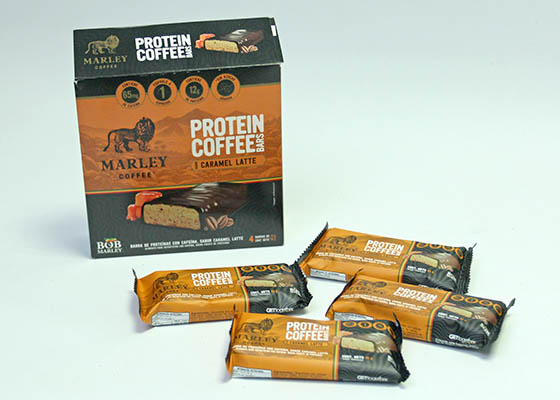 Nuevas barritas de proteinas y caf de Marley Coffee