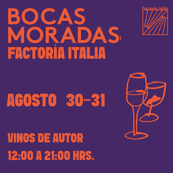 Feria Bocas Moradas agosto 2025 regresa a Factoría Italia