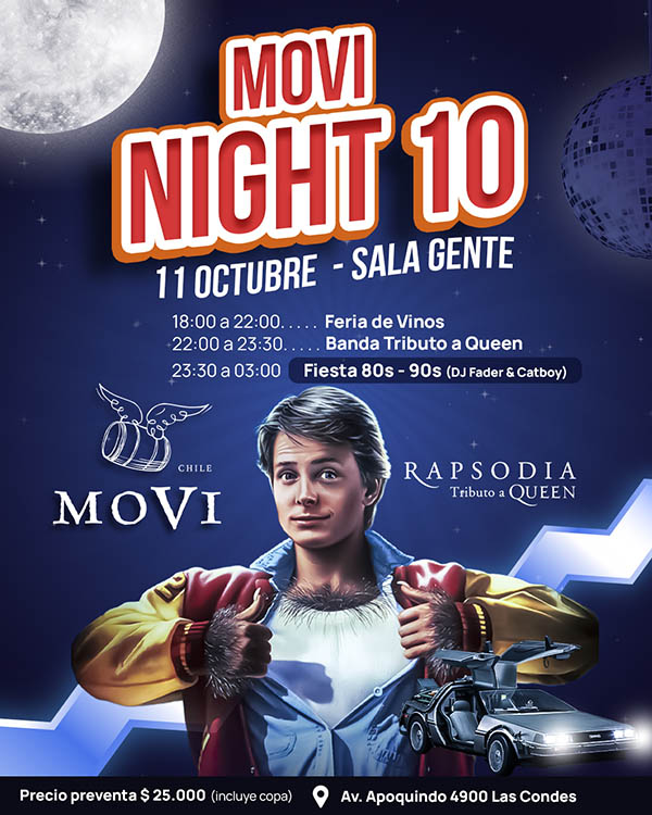 MOVI celebra su dcima Movi Night