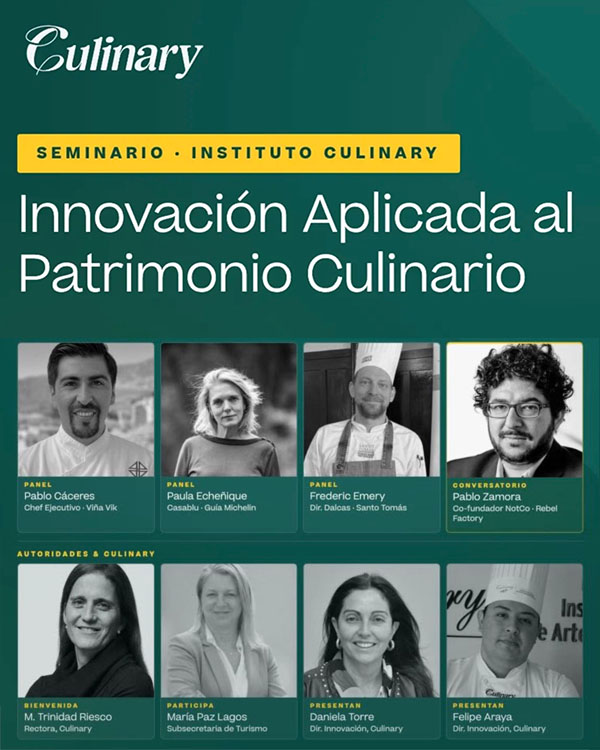 Seminario Innovaci�n Aplicada al Patrimonio Culinario por Culinary
