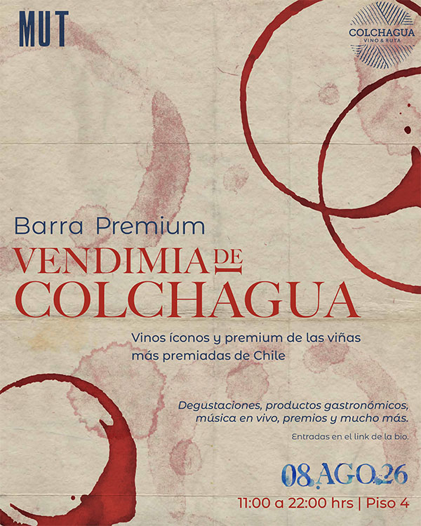 Colchagua trae por primera vez su Barra Premium al MUT