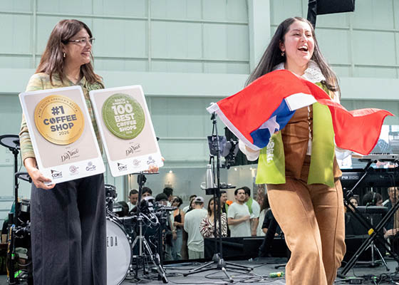 Cafeter�a de Villarrica es elegida la mejor del continente por The Global Coffee Fair